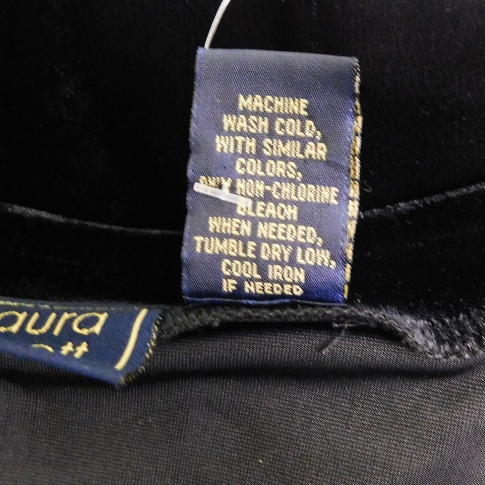 Laura Scott Women Shirt‎ Black PM New - Picture 5 of 5